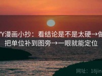 YY漫画小抄：看结论是不是太硬→做把单位补到图旁→一眼就能定位